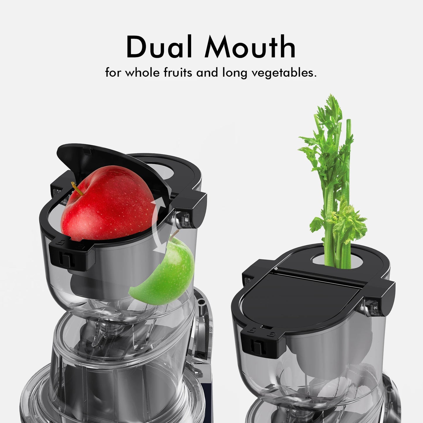Cold Press Juicer Machine – 800ml Slow Masticating Extractor - ZILVUS