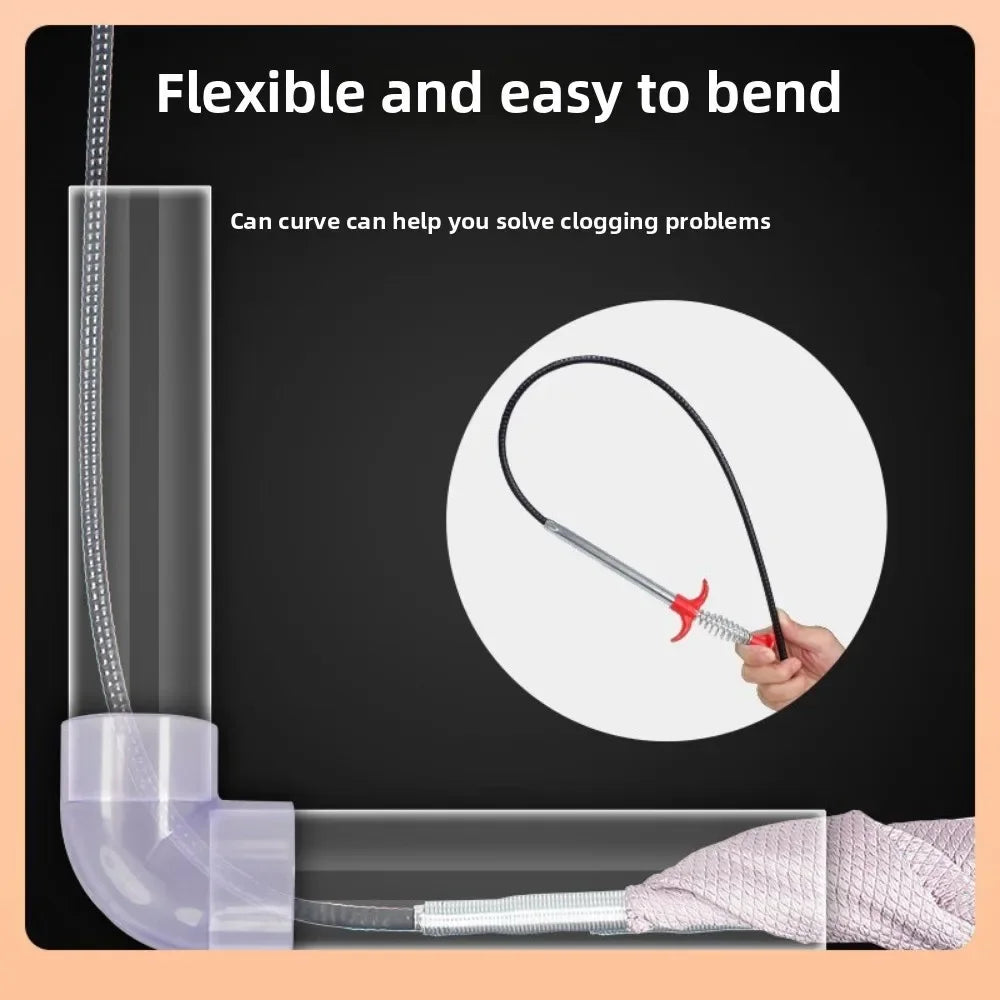 Claw Drain unblocker – Flexible Pipe Cleaner Tool - ZILVUS