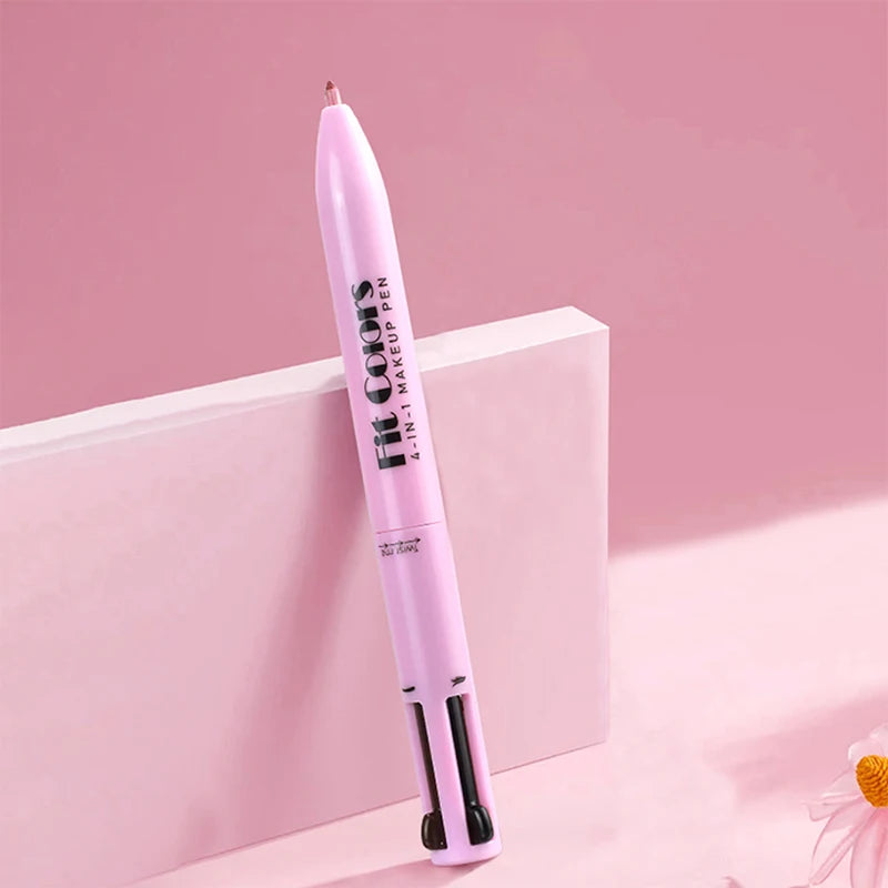 4-in-1 Makeup Pen – Lip Liner, Highlighter & Eyebrow Pencil - ZILVUS