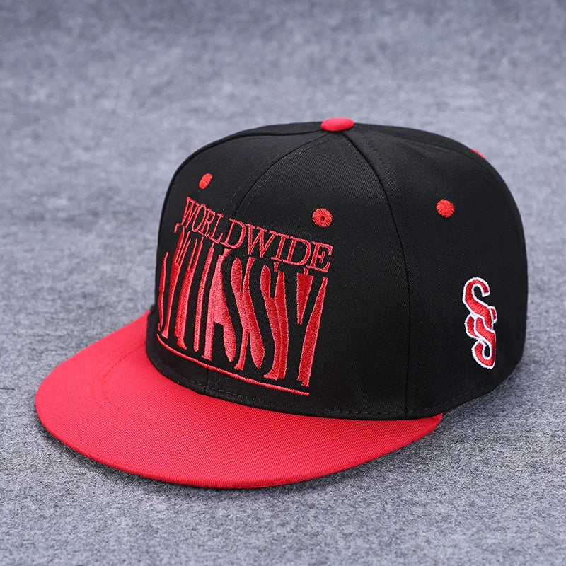 Flat Brim Baseball Cap – Adjustable Street Style Hat - ZILVUS