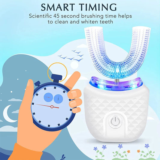 360° Ultrasonic Electric Toothbrush with UV Sterilizer