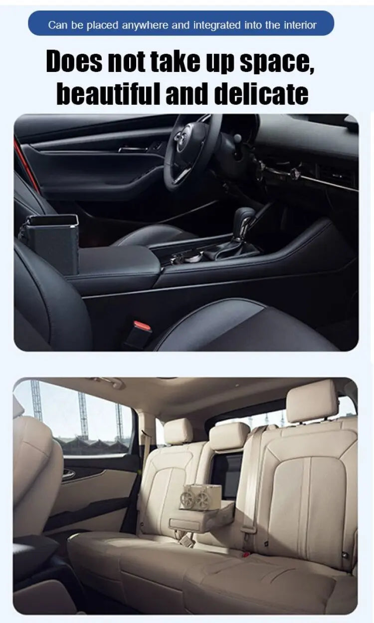 Folding Multifunctional Car Armrest Storage Box - ZILVUS