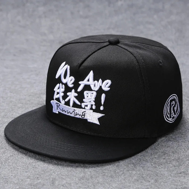 Flat Brim Baseball Cap – Adjustable Street Style Hat