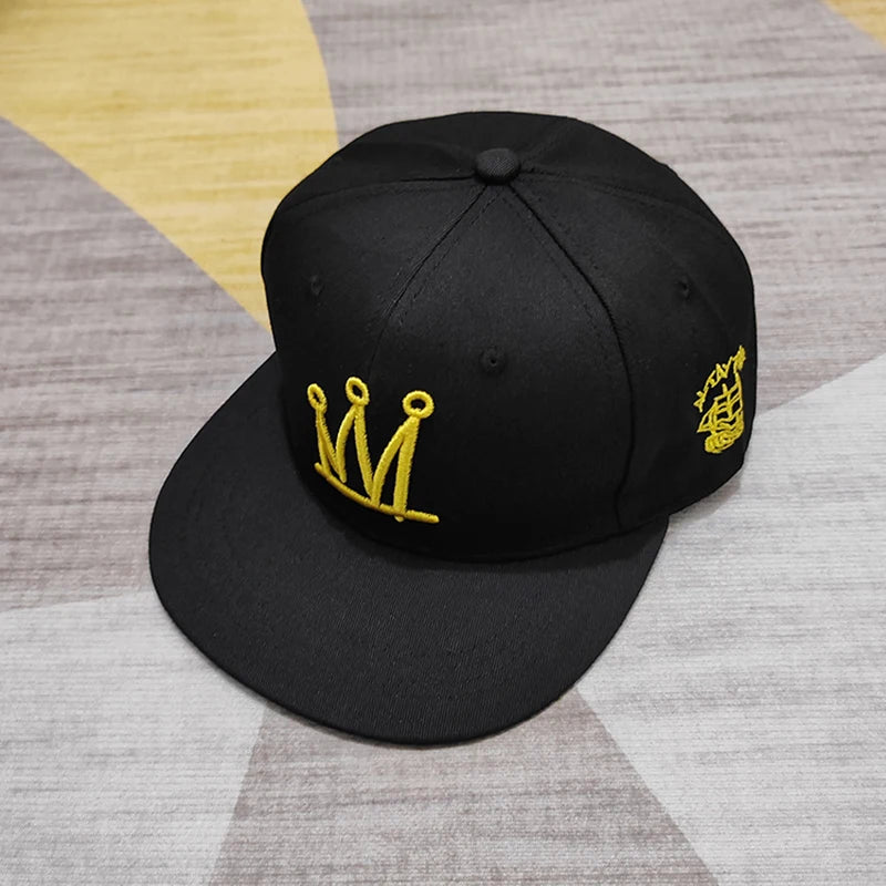 Flat Brim Baseball Cap – Adjustable Street Style Hat