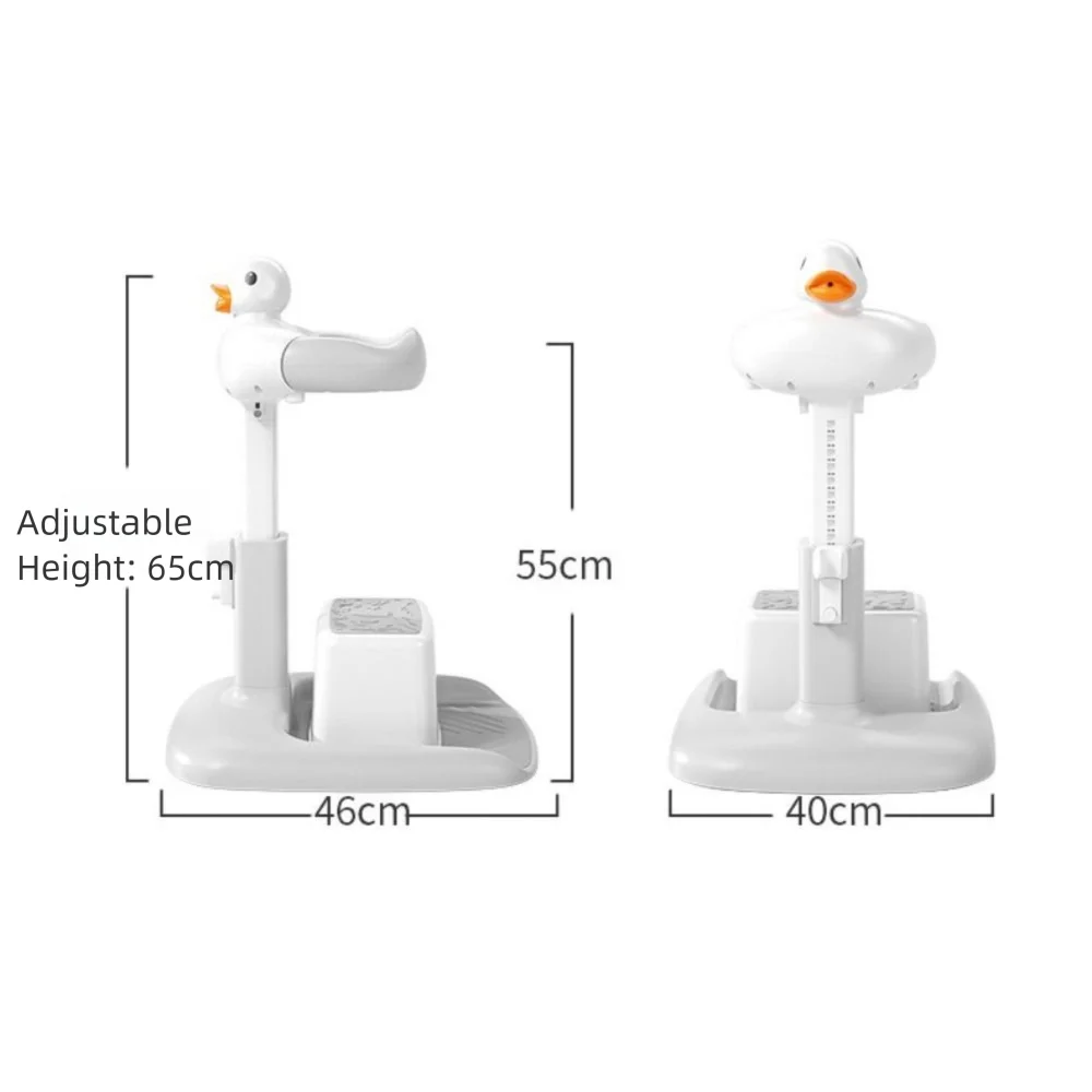 Adjustable Baby Bath Shower Stand – Non-Slip, Height Adjustable Bath Rack with Cute Cartoon Design for 6–36 Months - ZILVUS