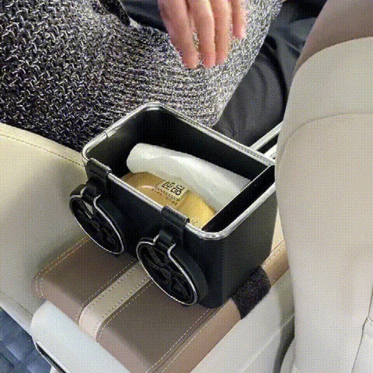 Folding Multifunctional Car Armrest Storage Box - ZILVUS