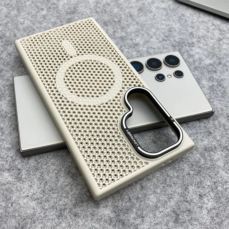 Mesh Cooling MagSafe Phone Case for Samsung Galaxy Series