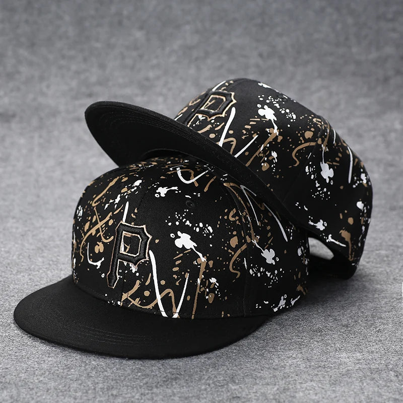 Flat Brim Baseball Cap – Adjustable Street Style Hat