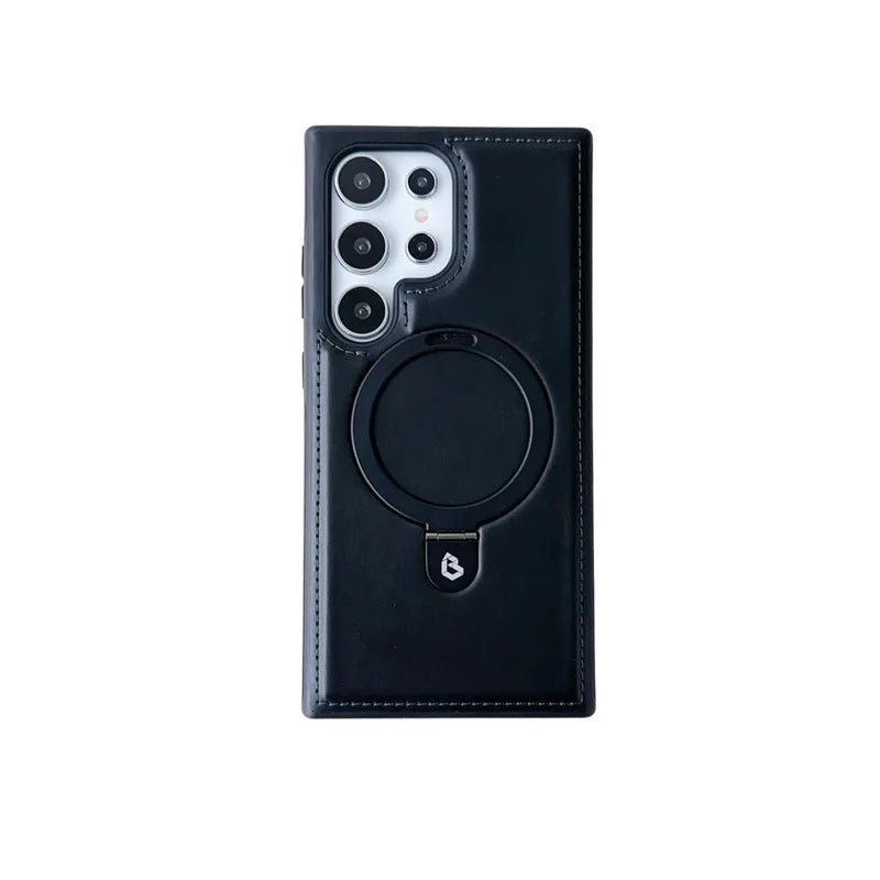 Leather for Magsafe Case For Samsung Galaxy S-25,24,23 Series - ZILVUS