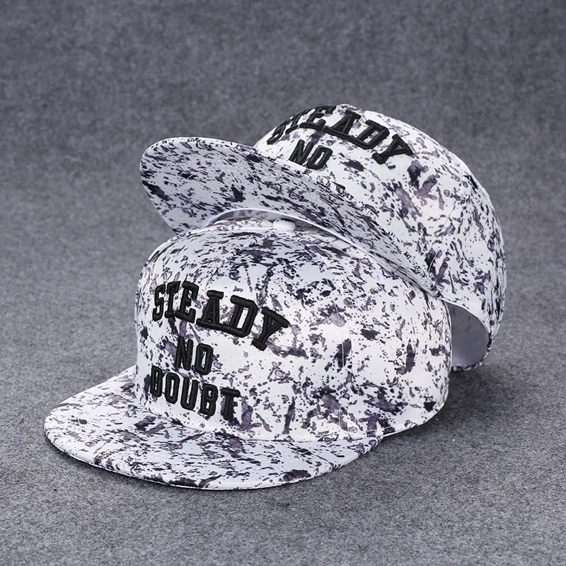 Flat Brim Baseball Cap – Adjustable Street Style Hat