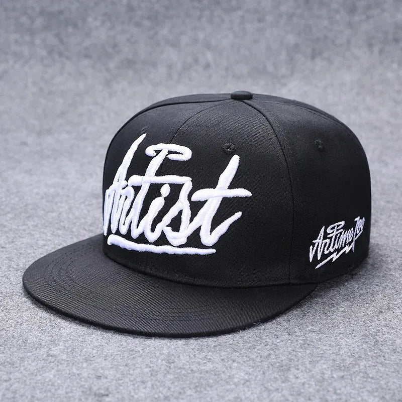 Flat Brim Baseball Cap – Adjustable Street Style Hat