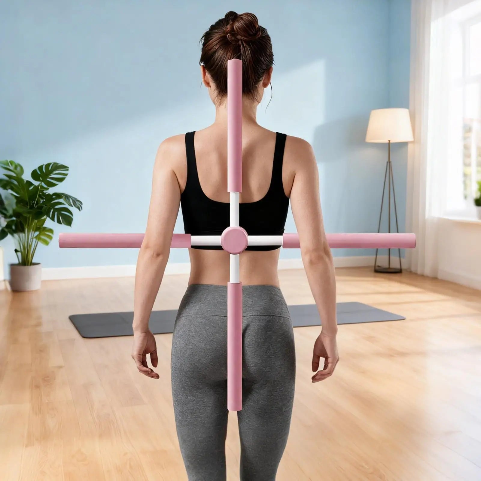 Posture Corrector – Muscle Training & Stretching Support Tool for Home, Gym & Office - ZILVUS