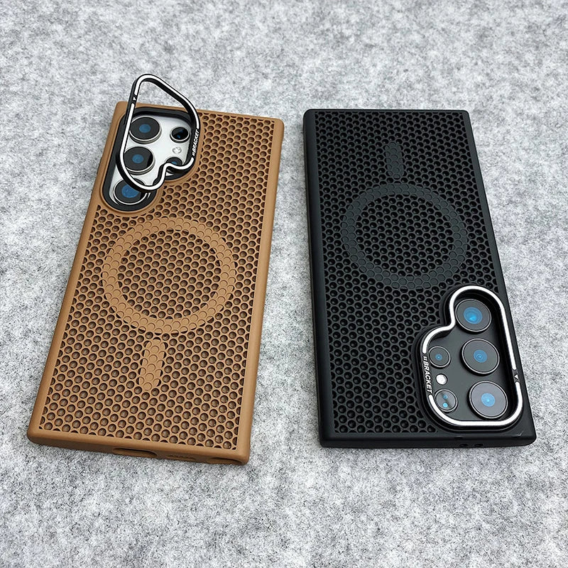Mesh Cooling MagSafe Phone Case for Samsung Galaxy Series