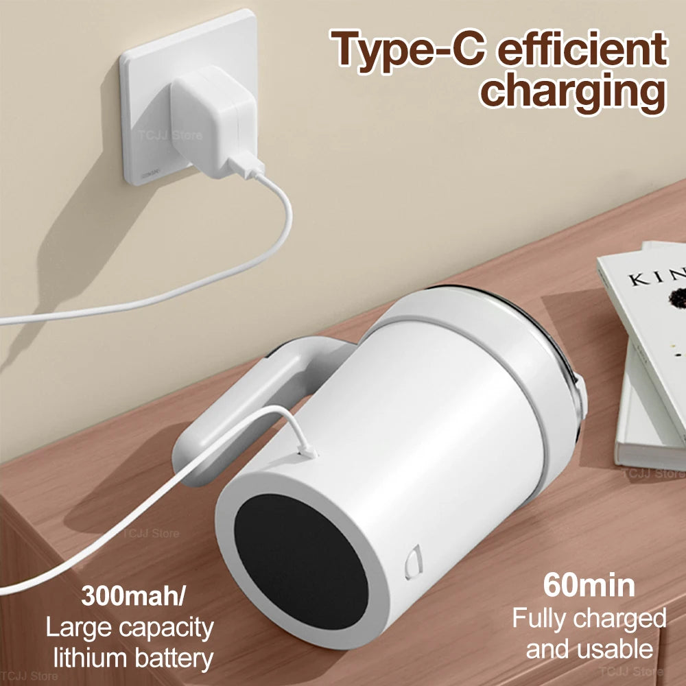 Automatic Self-Stirring Mug with LED Display – 380ml USB Cup - ZILVUS