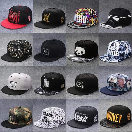 Flat Brim Baseball Cap – Adjustable Street Style Hat - ZILVUS