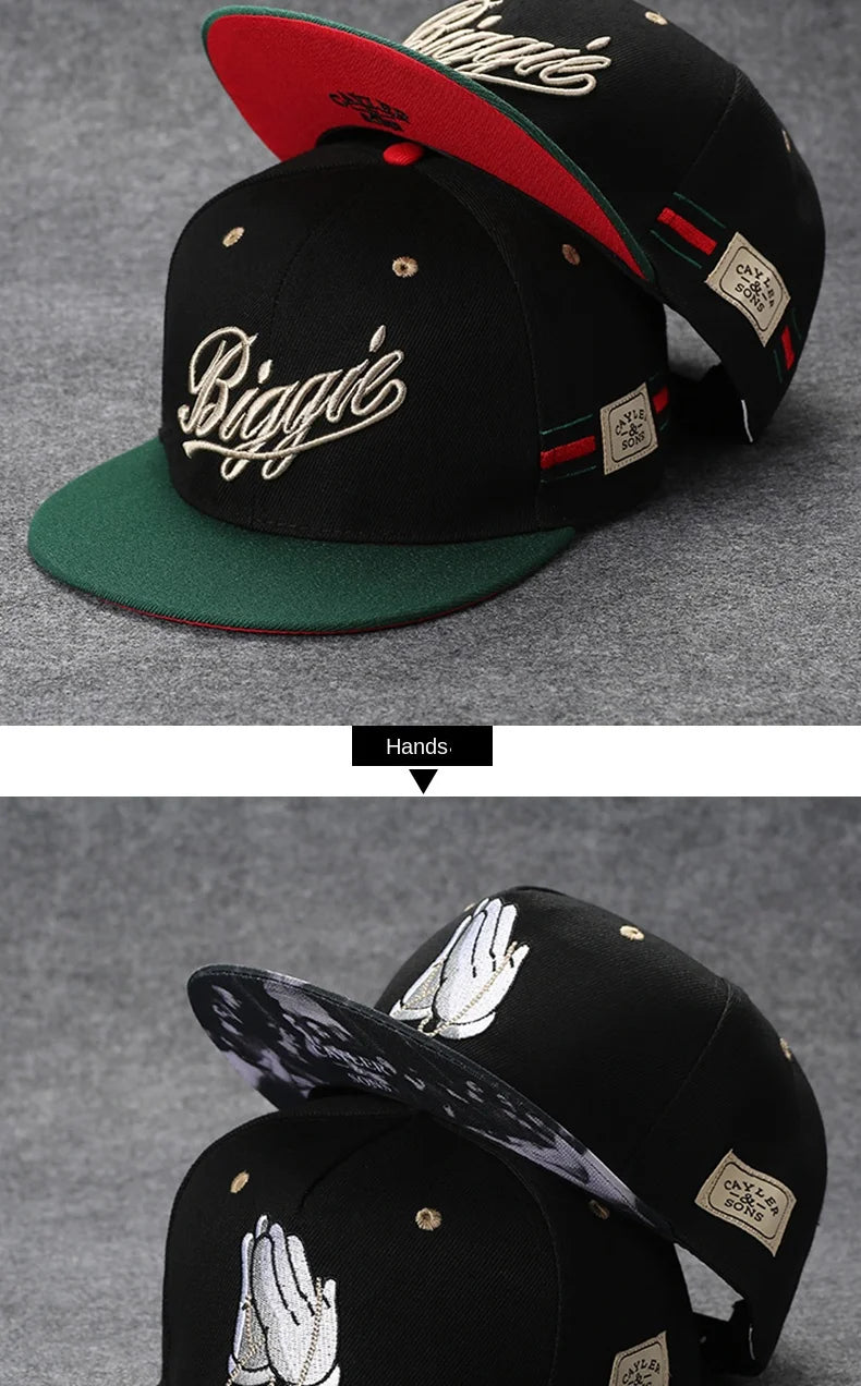 Flat Brim Baseball Cap – Adjustable Street Style Hat - ZILVUS