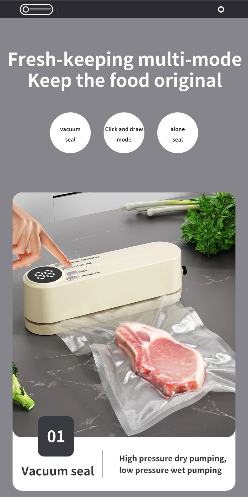 Mini Vacuum Sealing Machine - ZILVUS