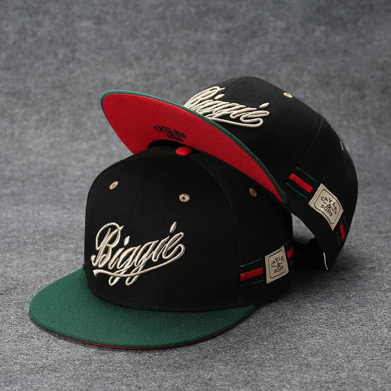 Flat Brim Baseball Cap – Adjustable Street Style Hat