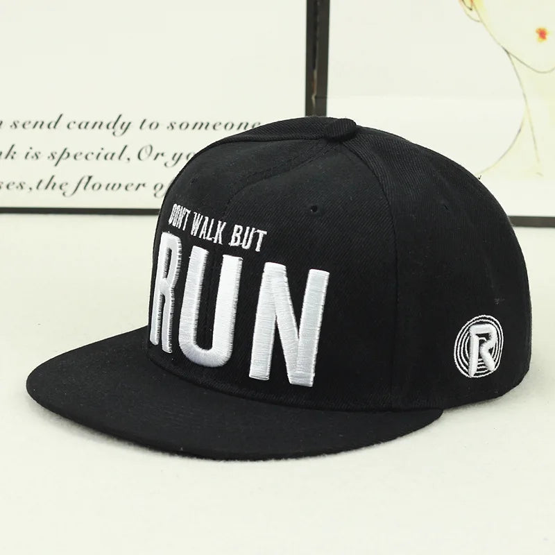 Flat Brim Baseball Cap – Adjustable Street Style Hat