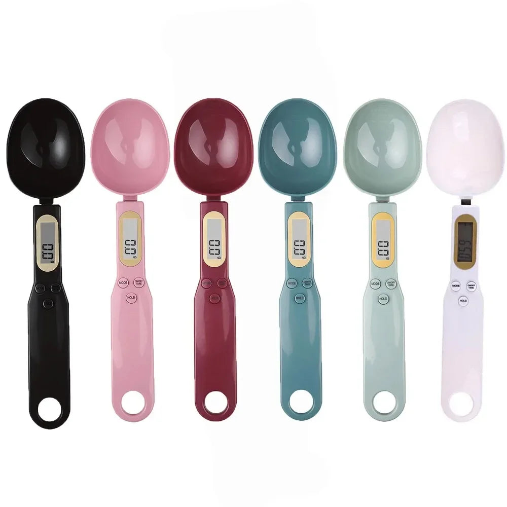 Digital Spoon Kitchen Scale 500g/0.1g Precise LCD Measuring Tool for Cooking & Baking - ZILVUS
