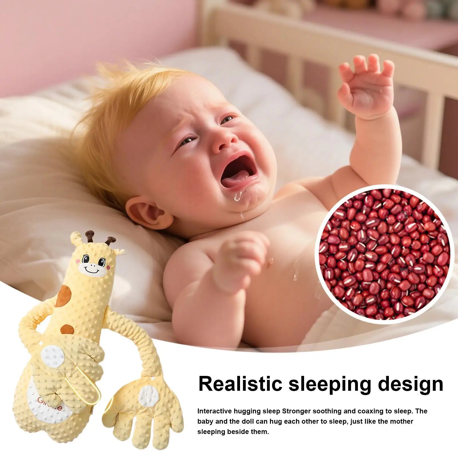 Electric Baby Patting Pillow with Soothing Vibration & Warm Pad - ZILVUS