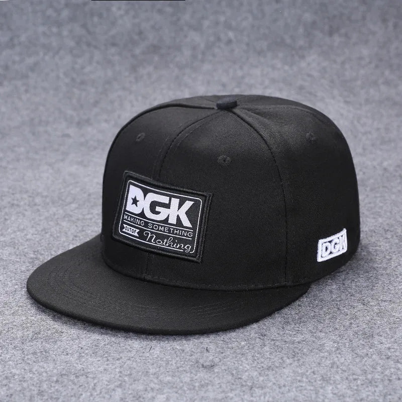 Flat Brim Baseball Cap – Adjustable Street Style Hat