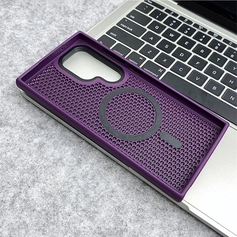 Mesh Cooling MagSafe Phone Case for Samsung Galaxy Series