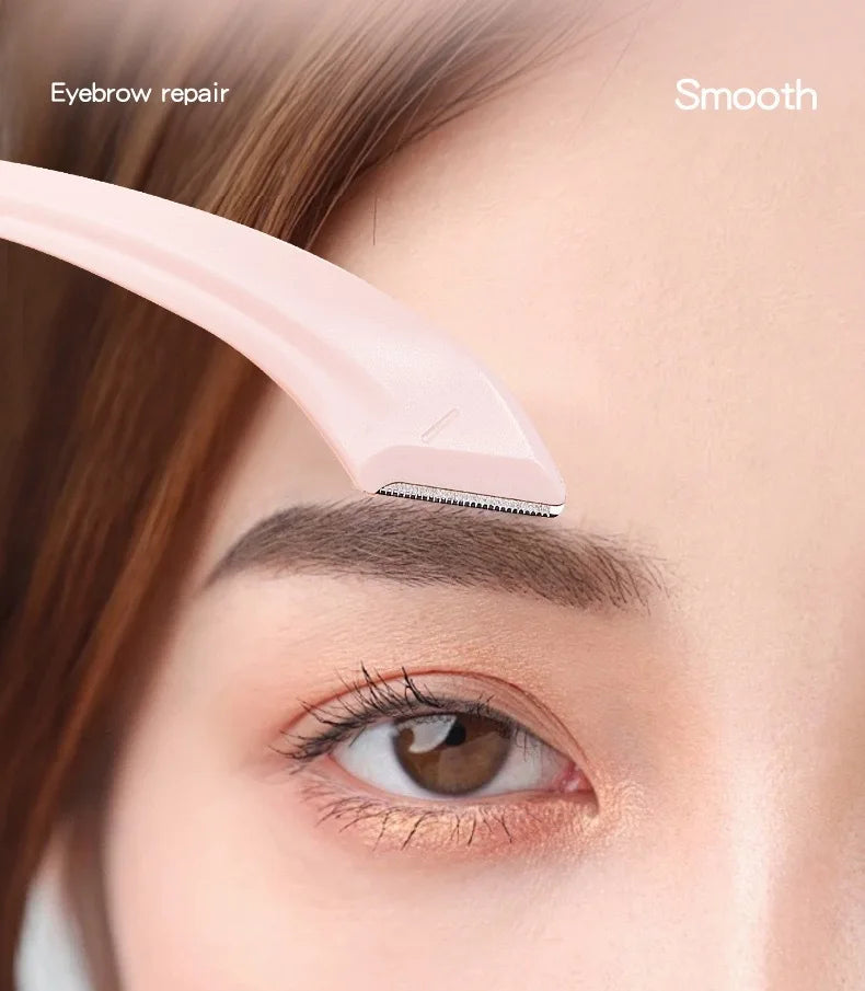 3PCS Eyebrow Trimmer Set | Precision Stainless Steel Manual Grooming Tools - ZILVUS