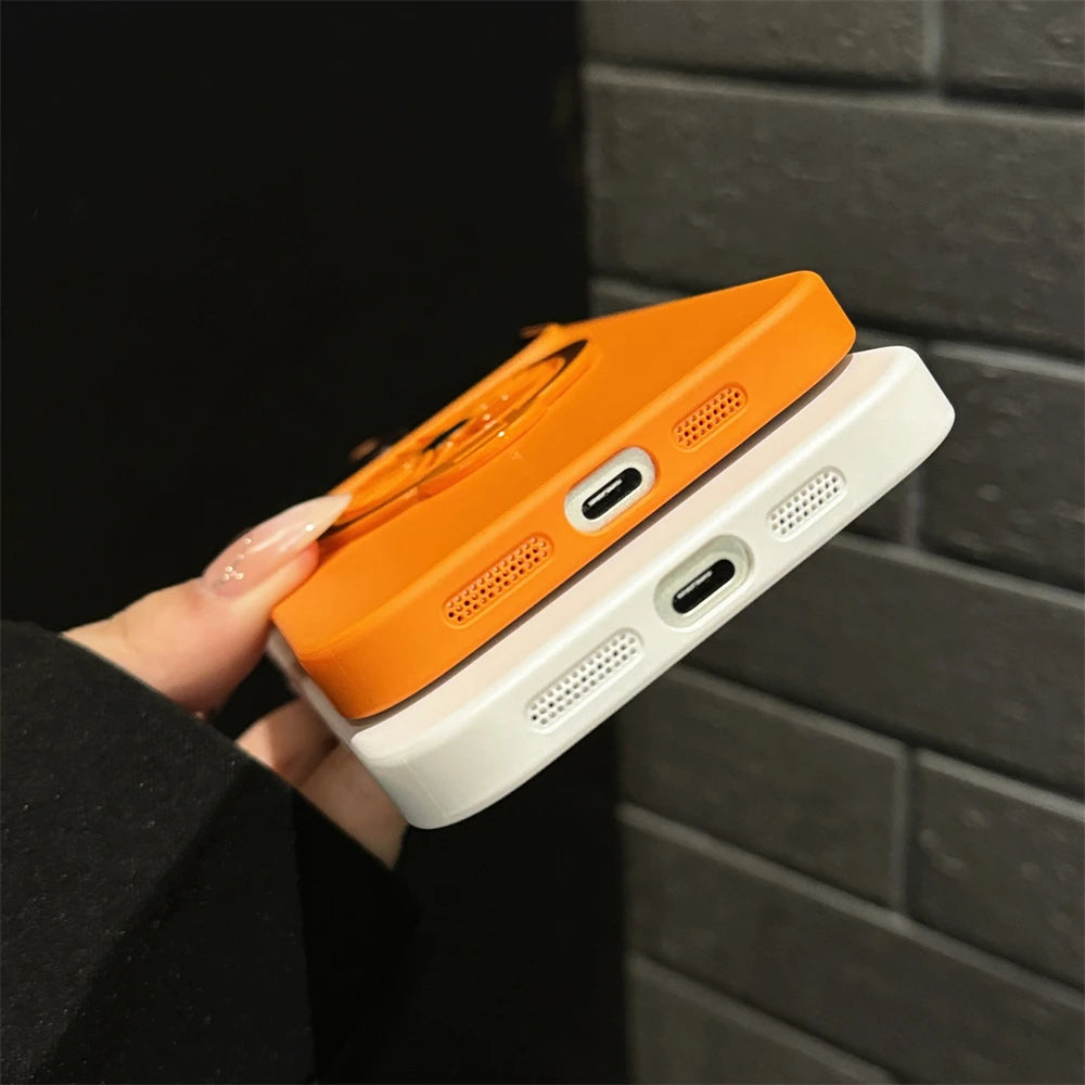 Magnetic Gyroscope Phone Case – Shockproof Stand Cover for iPhone - ZILVUS