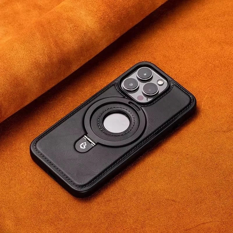 Luxury Leather Magsafe Case for iPhone 17/16/15/14/13/12 Series - ZILVUS