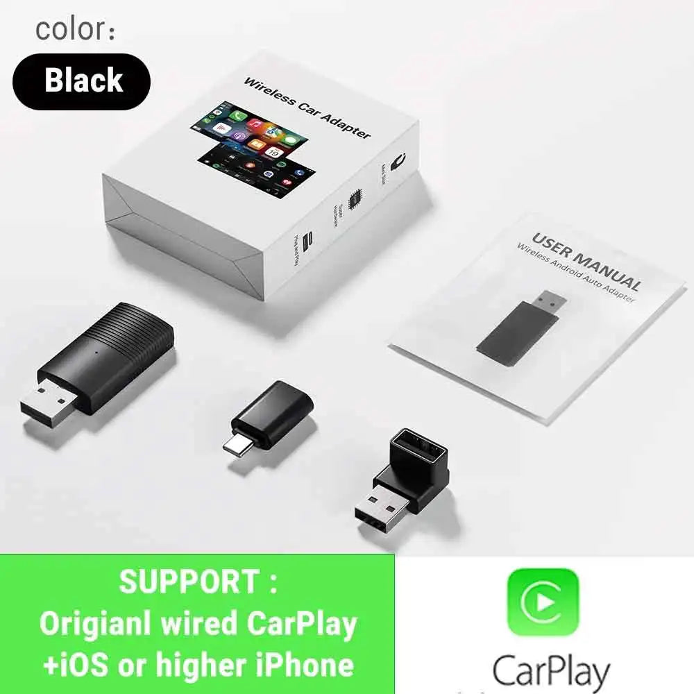 Mini Wireless Bluetooth CarPlay Adapter for Android and iPhone | Wireless CarPlay Dongle