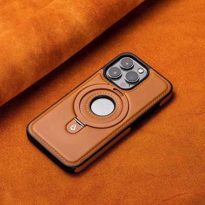 Luxury Leather Magsafe Case for iPhone 17/16/15/14/13/12 Series - ZILVUS