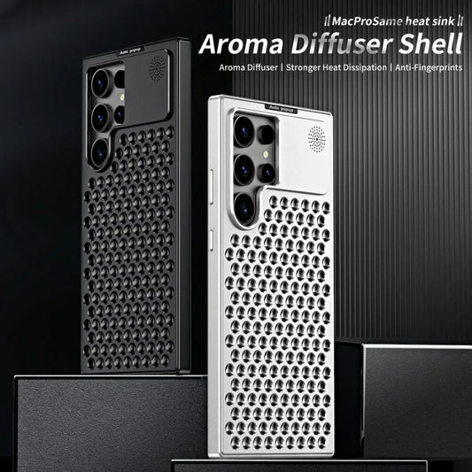 Metal Phone Case with Aromatherapy & Heat Dissipation – Shockproof Design - ZILVUS