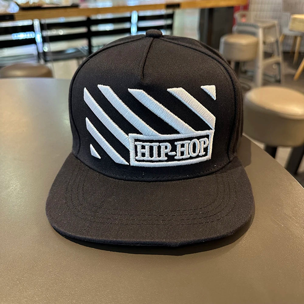 Flat Brim Baseball Cap – Adjustable Street Style Hat