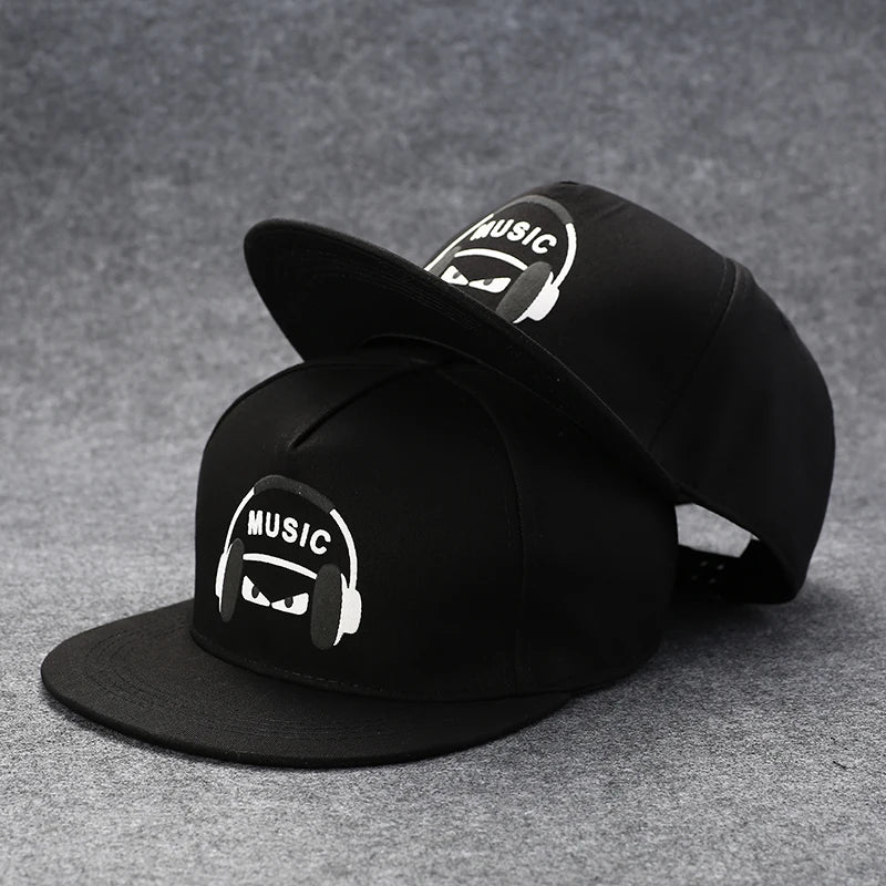 Flat Brim Baseball Cap – Adjustable Street Style Hat