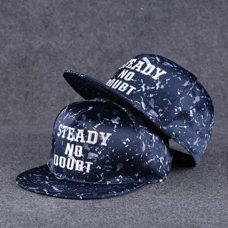 Flat Brim Baseball Cap – Adjustable Street Style Hat