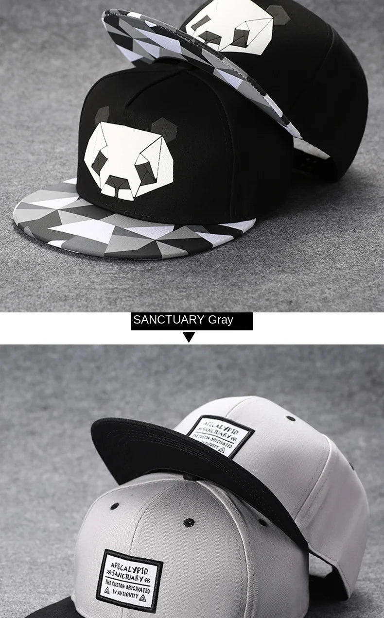 Flat Brim Baseball Cap – Adjustable Street Style Hat - ZILVUS
