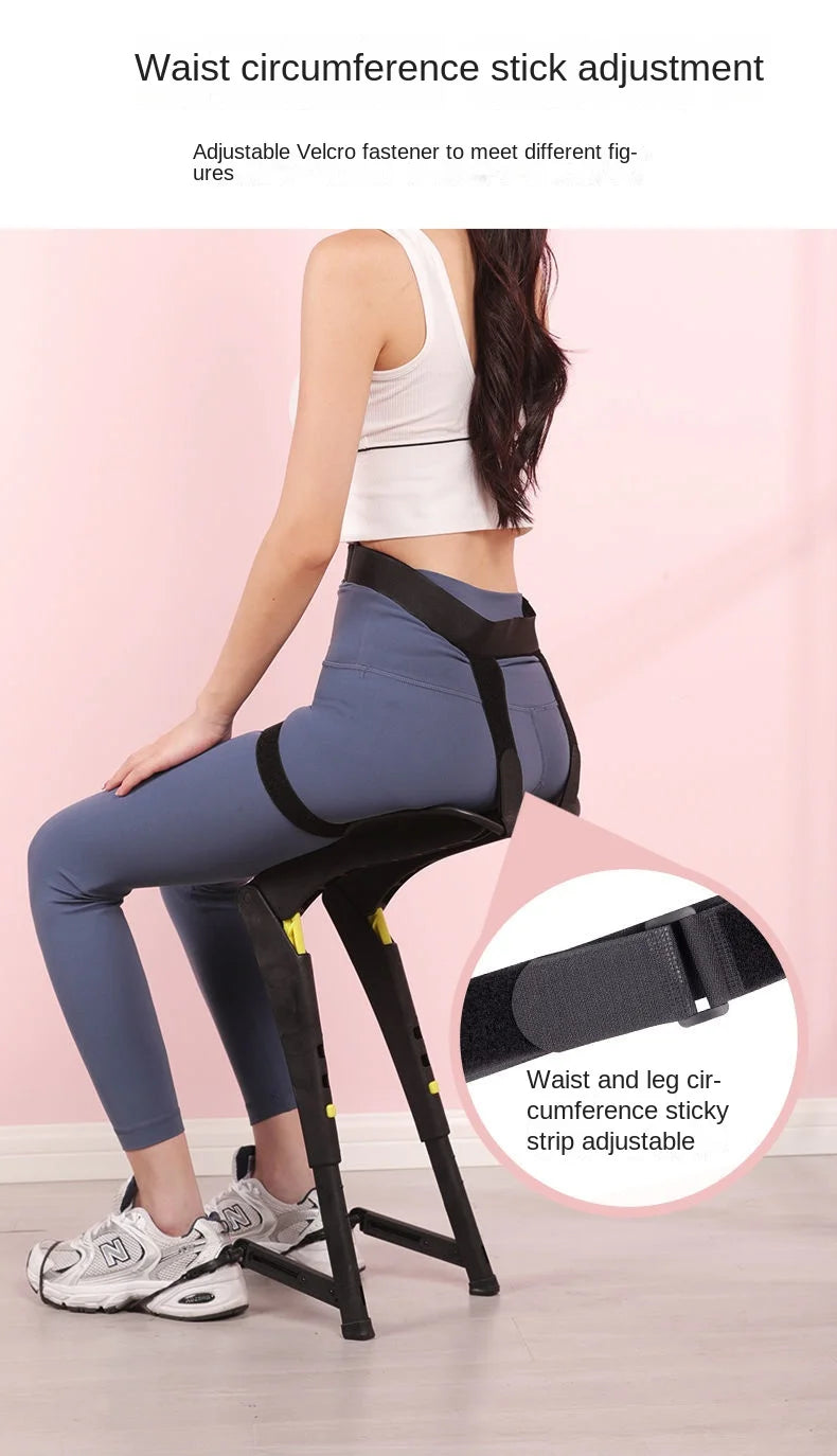 Lightweight Wearable Folding Chair – Portable Outdoor Seat - ZILVUS