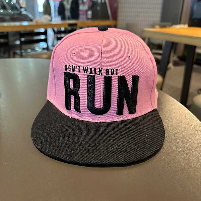 Flat Brim Baseball Cap – Adjustable Street Style Hat