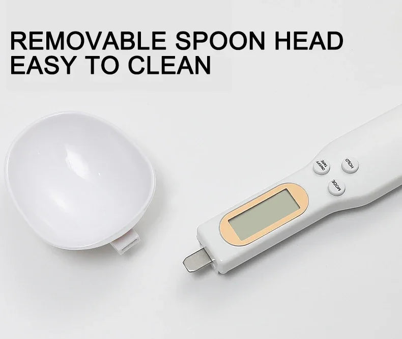 Digital Spoon Kitchen Scale 500g/0.1g Precise LCD Measuring Tool for Cooking & Baking - ZILVUS