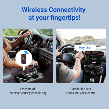 Mini Wireless Bluetooth CarPlay Adapter for Android and iPhone | Wireless CarPlay Dongle
