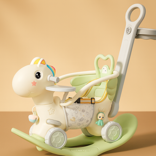 Modern Style Children’s Rocking Horse Slide Car - ZILVUS