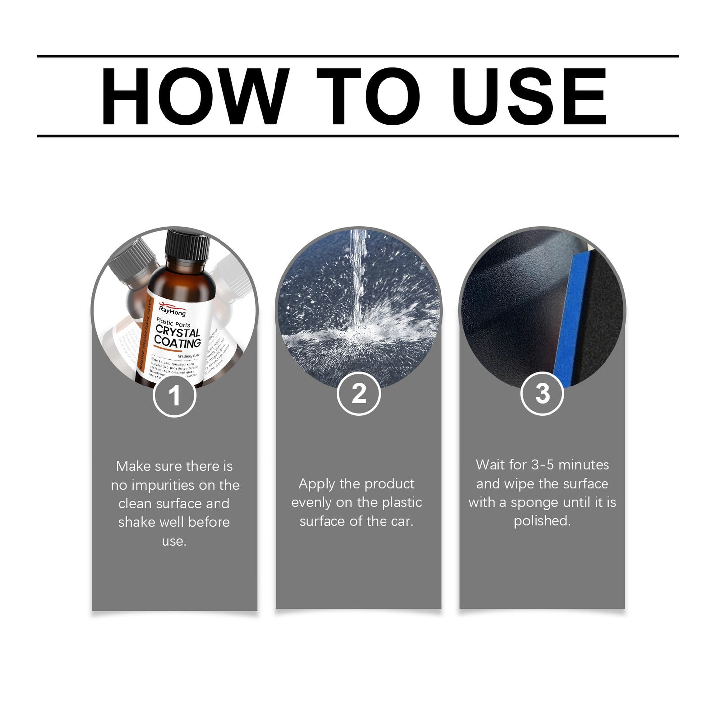 Car Trim & Interior Refurbish Agent, Scratch Repair & Gloss Protector - ZILVUS