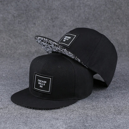 Flat Brim Baseball Cap – Adjustable Street Style Hat