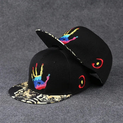 Flat Brim Baseball Cap – Adjustable Street Style Hat