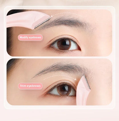 3PCS Eyebrow Trimmer Set | Precision Stainless Steel Manual Grooming Tools - ZILVUS
