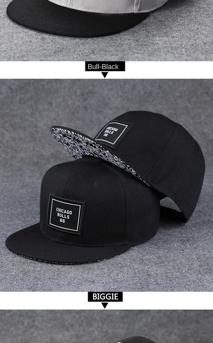 Flat Brim Baseball Cap – Adjustable Street Style Hat - ZILVUS