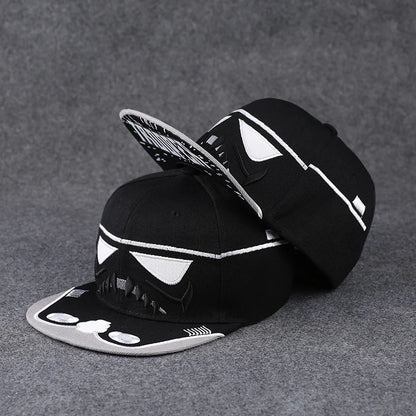 Flat Brim Baseball Cap – Adjustable Street Style Hat