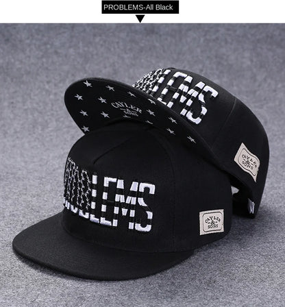 Flat Brim Baseball Cap – Adjustable Street Style Hat - ZILVUS