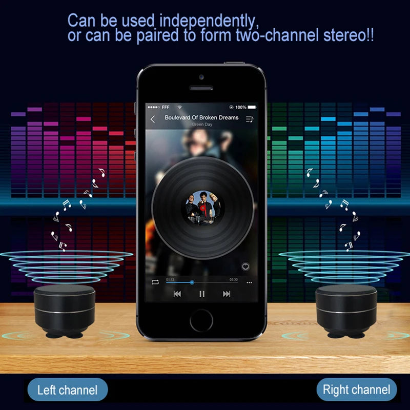 Mini Portable Metal USB Speaker - ZILVUS